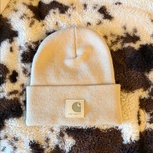 Carhartt Rib Knit Beanie - Light Beige